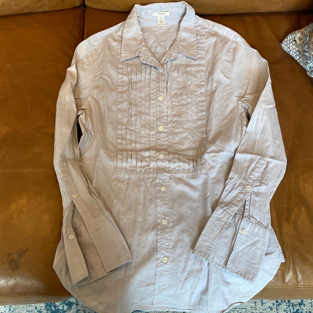 JCrew women’s tuxedo shirt